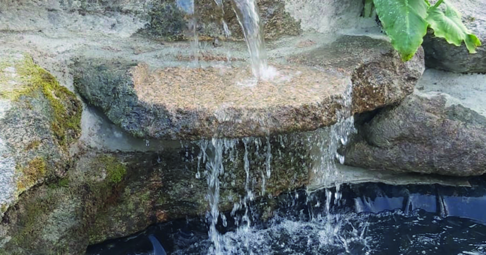 cascade en pierre